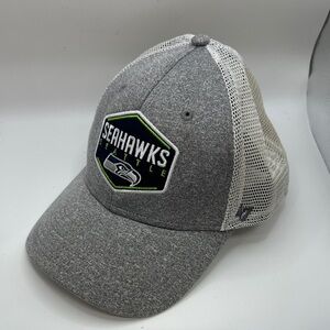 NFL Seattle Seahawks ‘47 Gray and White Cap